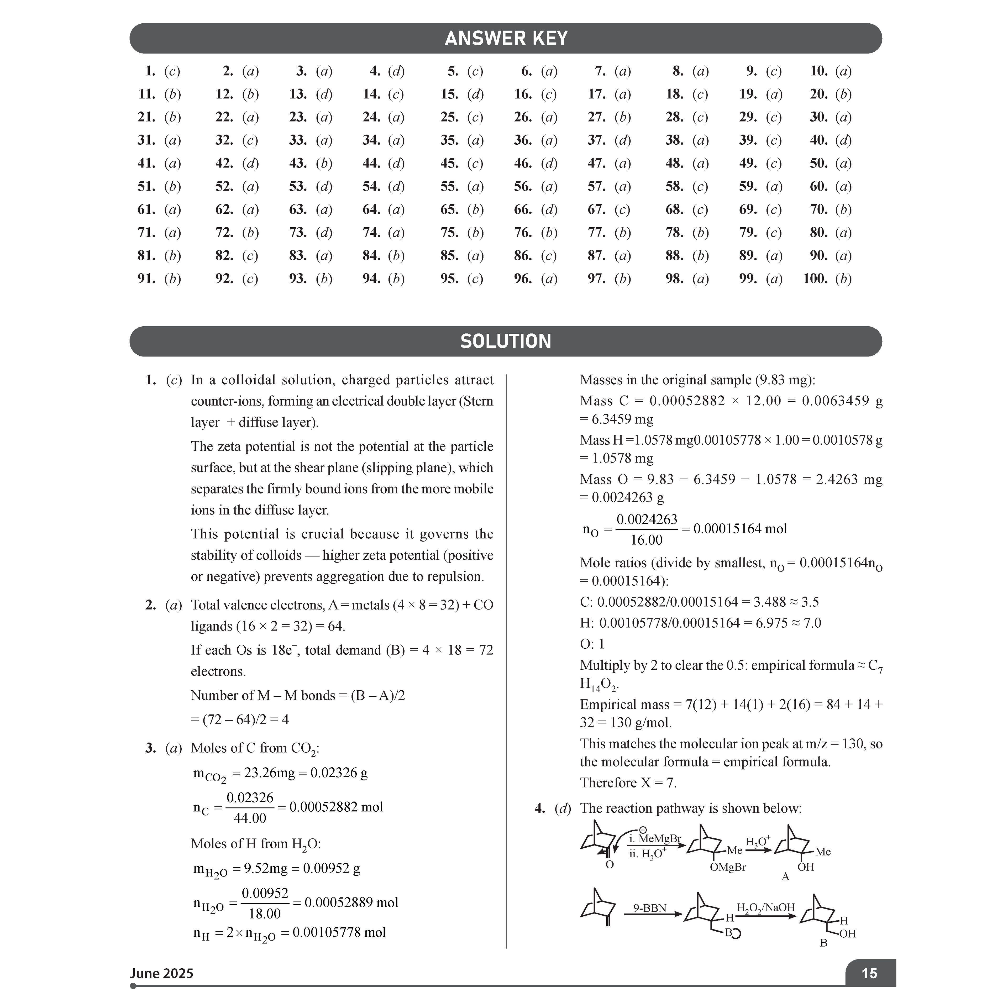 CSIR - NET Recap Chemical Sciences Chapterwise & Yearwise Previous Years Solved Papers (2025-2015) PYQ Latest June 2025 Exam Questions Covered l GATE, TIFR, BARC, and IIT JAM Exams