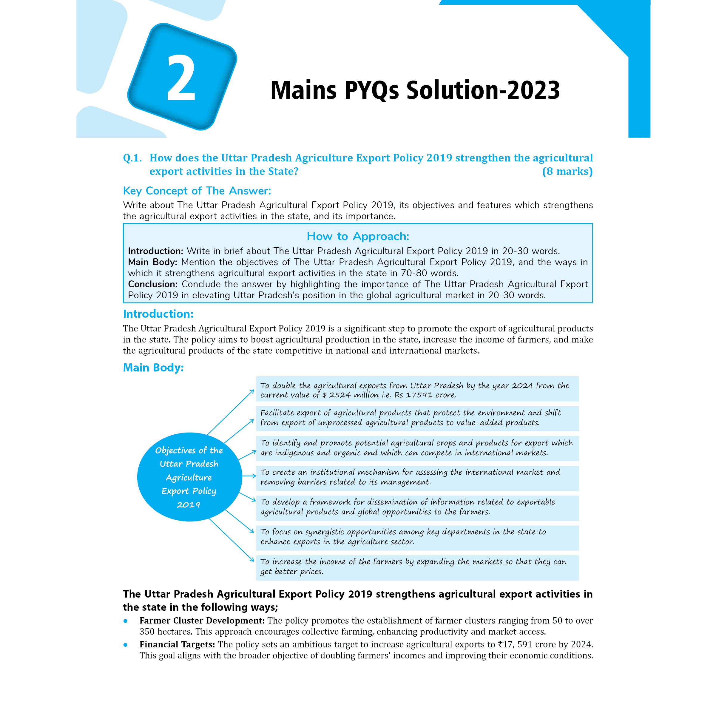 UP-PSC Wallah Mains PYQs Solution GS 1, GS 2, GS 3, GS 4, UP Special GS 5 and GS 6 Combo Set of 3 Books | Complete 6 Years (2018-2023) Paper Analysis with Flow Charts & Diagrams