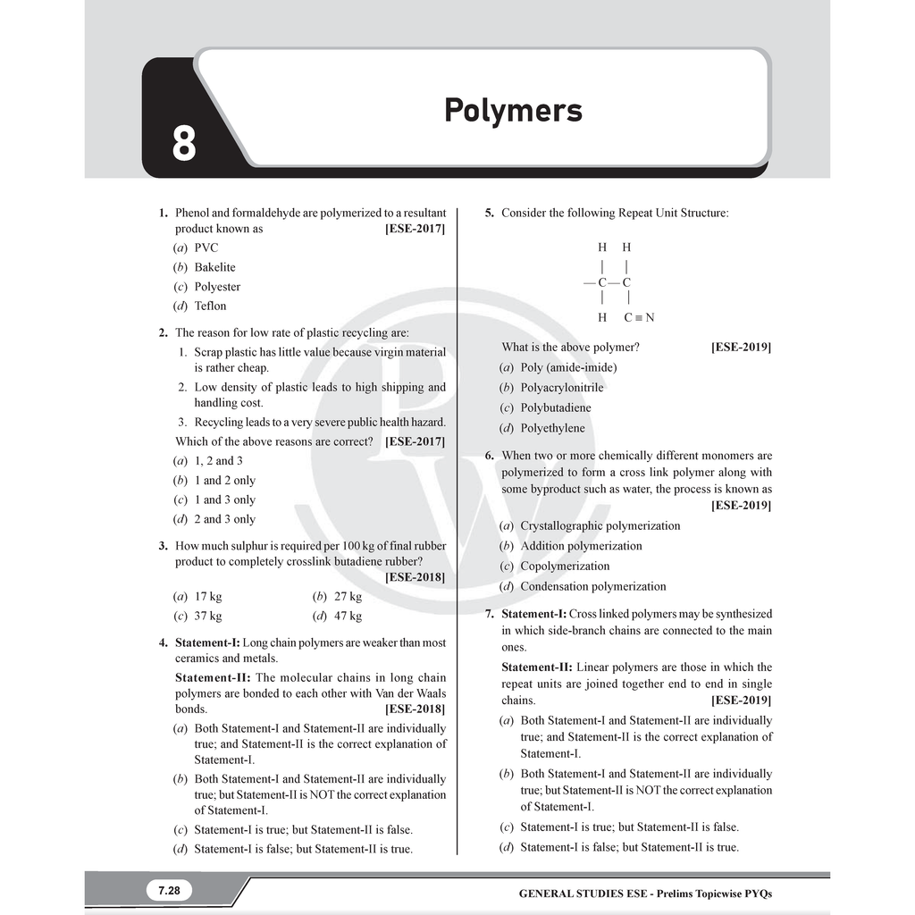 UPSC ESE Topicwise Previous Years Solved Questions Civil Engineering Preliminary Examination Volume 1 & 2 and General Studies & Engineering Aptitude Combo Set of 3 Books for 2026 Exams