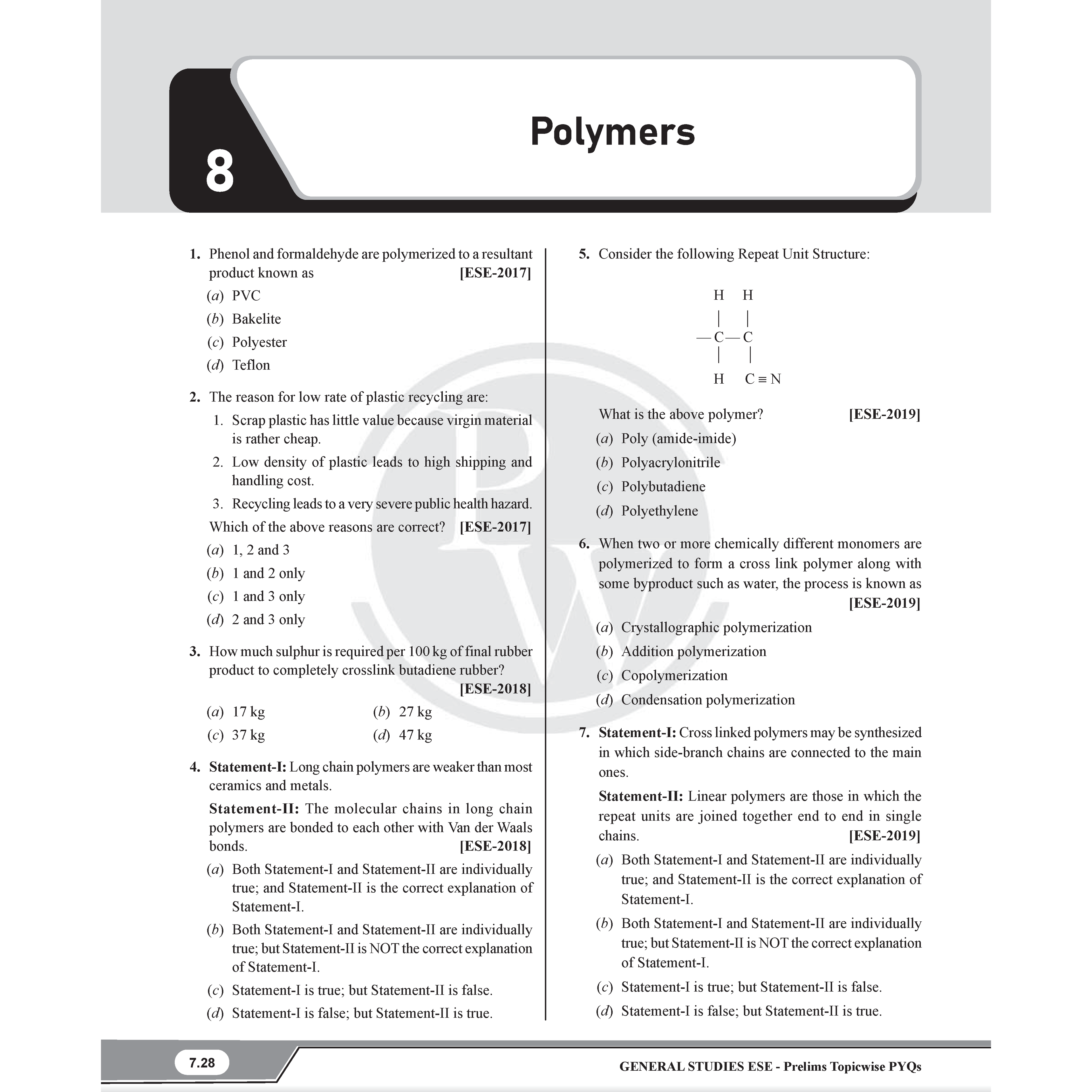 UPSC ESE Topicwise Previous Years Solved Questions Civil Engineering Preliminary Examination Volume 1 & 2 and General Studies & Engineering Aptitude Combo Set of 3 Books for 2026 Exams
