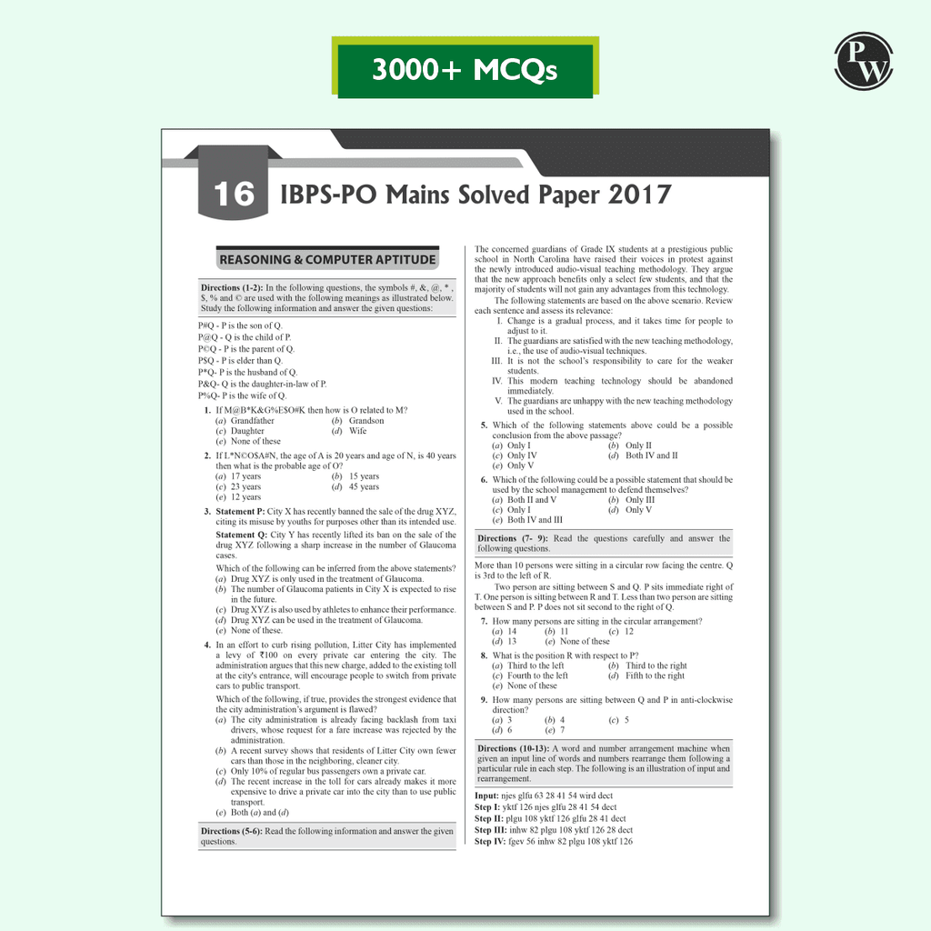 IBPS PO 25 Year-wise Prelims & Mains Previous Year Solved Papers (2024-2011) with 5 Online CBT Tests for Exam 2025 (PYQs) English Edition