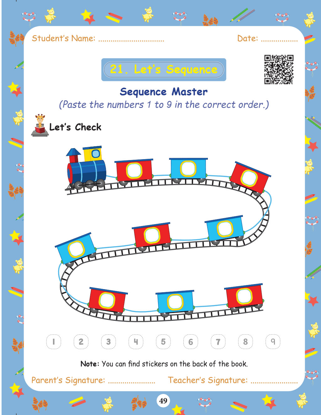 Bloom Nursery Workbook Combo | Total 4 Workbooks (Hindi, English, EVS, Maths) with PERFORATED SHEETS & STICKER ACTIVITY -2024 | NEP 2020 Aligned