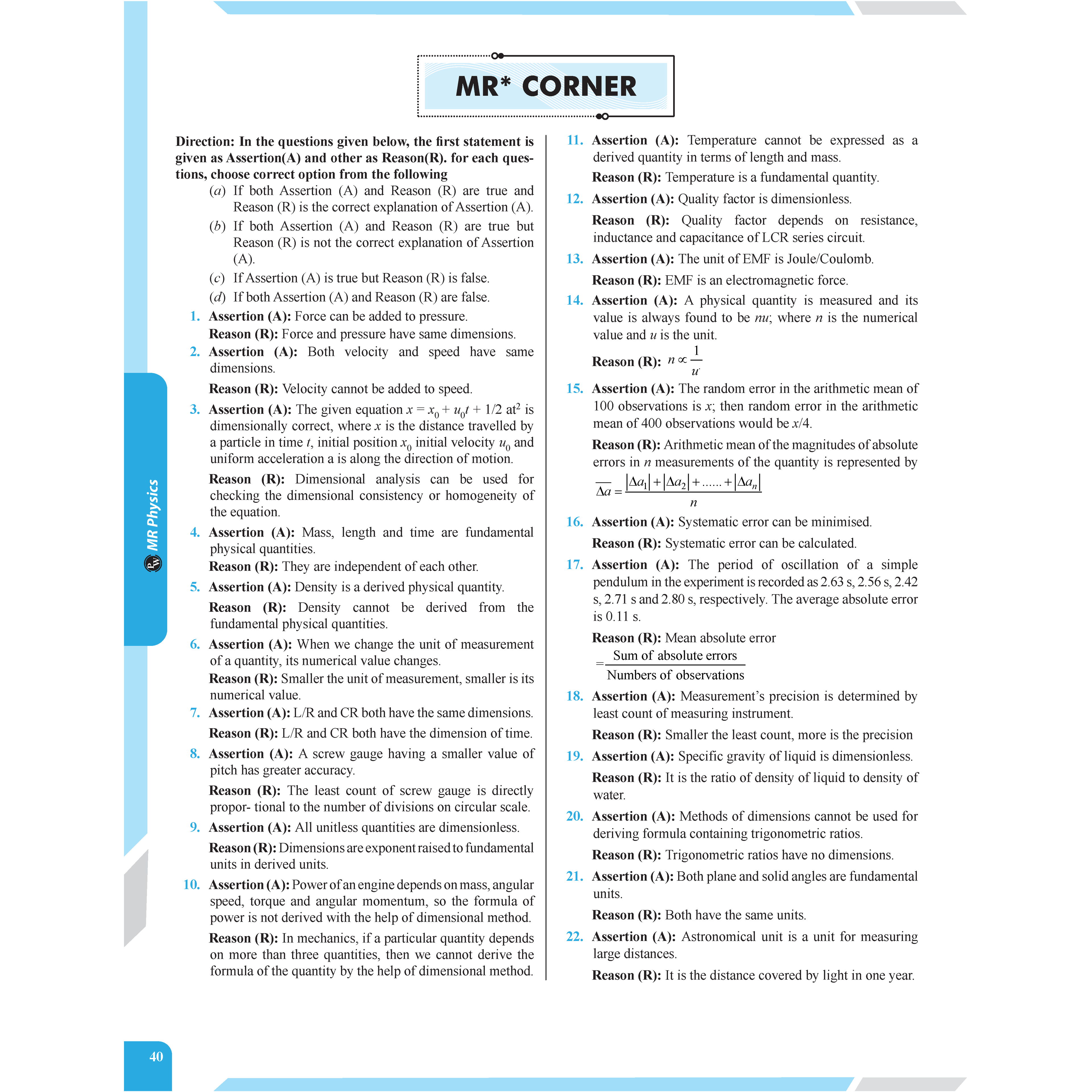 MR Physics Questions Solving Med Easy and Arjuna For NEET Class 11 Physics Modules Combo Set of 6 Books l Chapterwise and Topicwise 6000+ Practice Questions