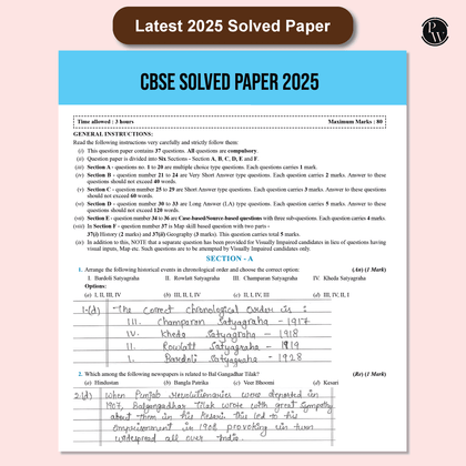 CBSE CLASS 10th QCB