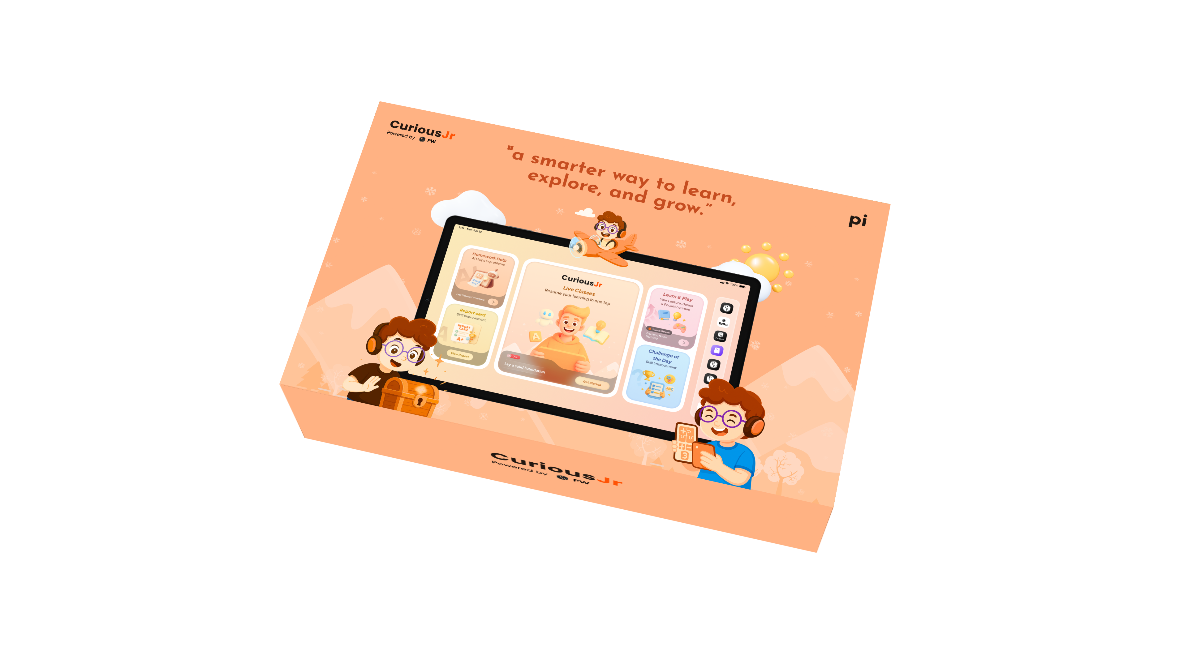 Curious Junior Grade 3 Online Course & Pi Tab Complete Learning Kit- Includes Welcome Pack & Goodies