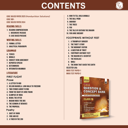 CBSE CLASS 10th QCB