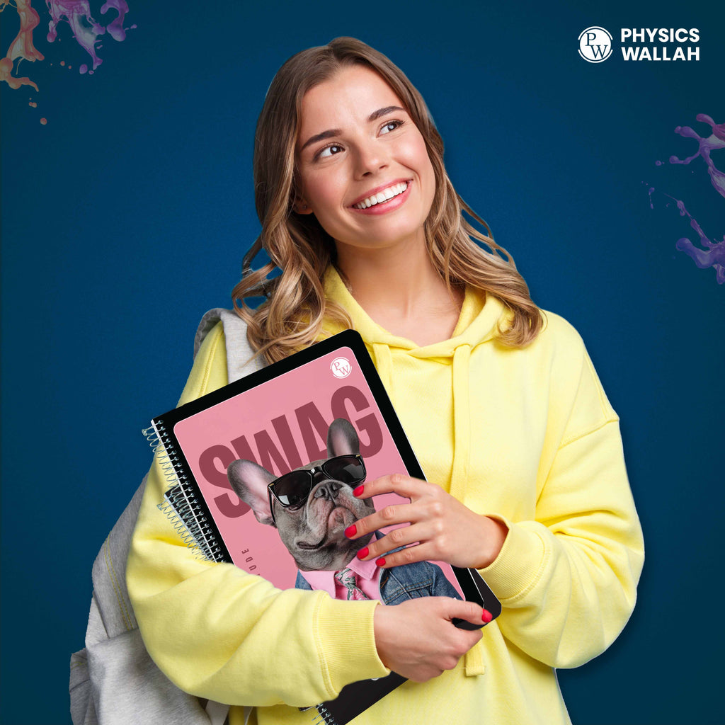 Physics Wallah 400 Pages Notebook | 6 Subject set of 3 | A4 Ruled | Spiral Binding | Strong Plastic Cover | Ideal for School, College & Exam Preparation