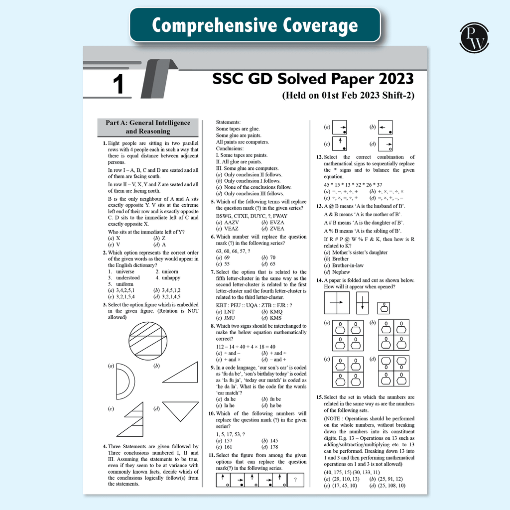 SSC Constable GD Exam 2025 | 38 Previous Year-wise Solved Papers (PYQs) (2023- 2025) with FREE 5 Online Practice Sets | BSF, CISF, CRPF, ITBP, SSB, SSF & Assam Rifles