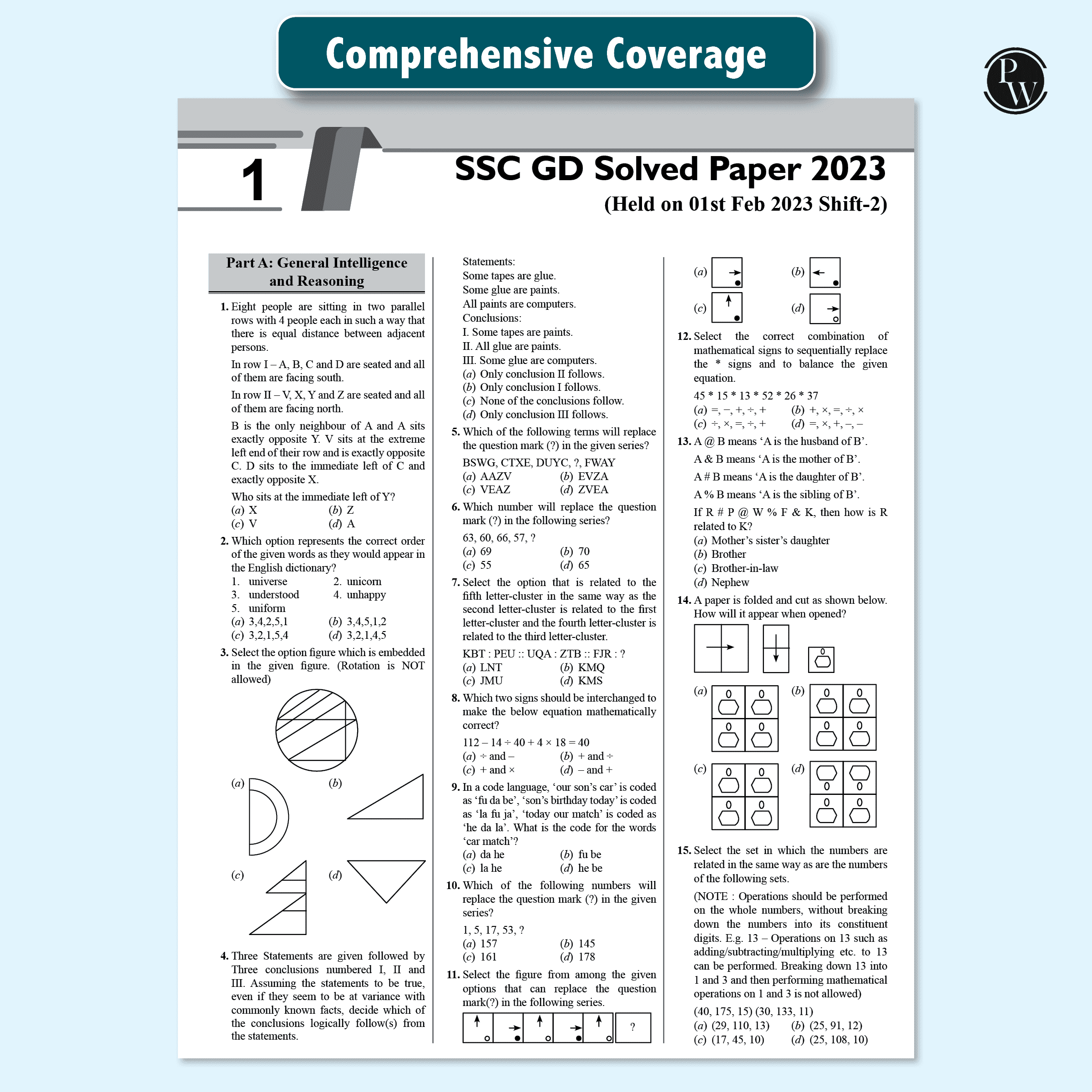 SSC Constable GD Exam 2025 | 38 Previous Year-wise Solved Papers (PYQs) (2023- 2025) with FREE 5 Online Practice Sets | BSF, CISF, CRPF, ITBP, SSB, SSF & Assam Rifles