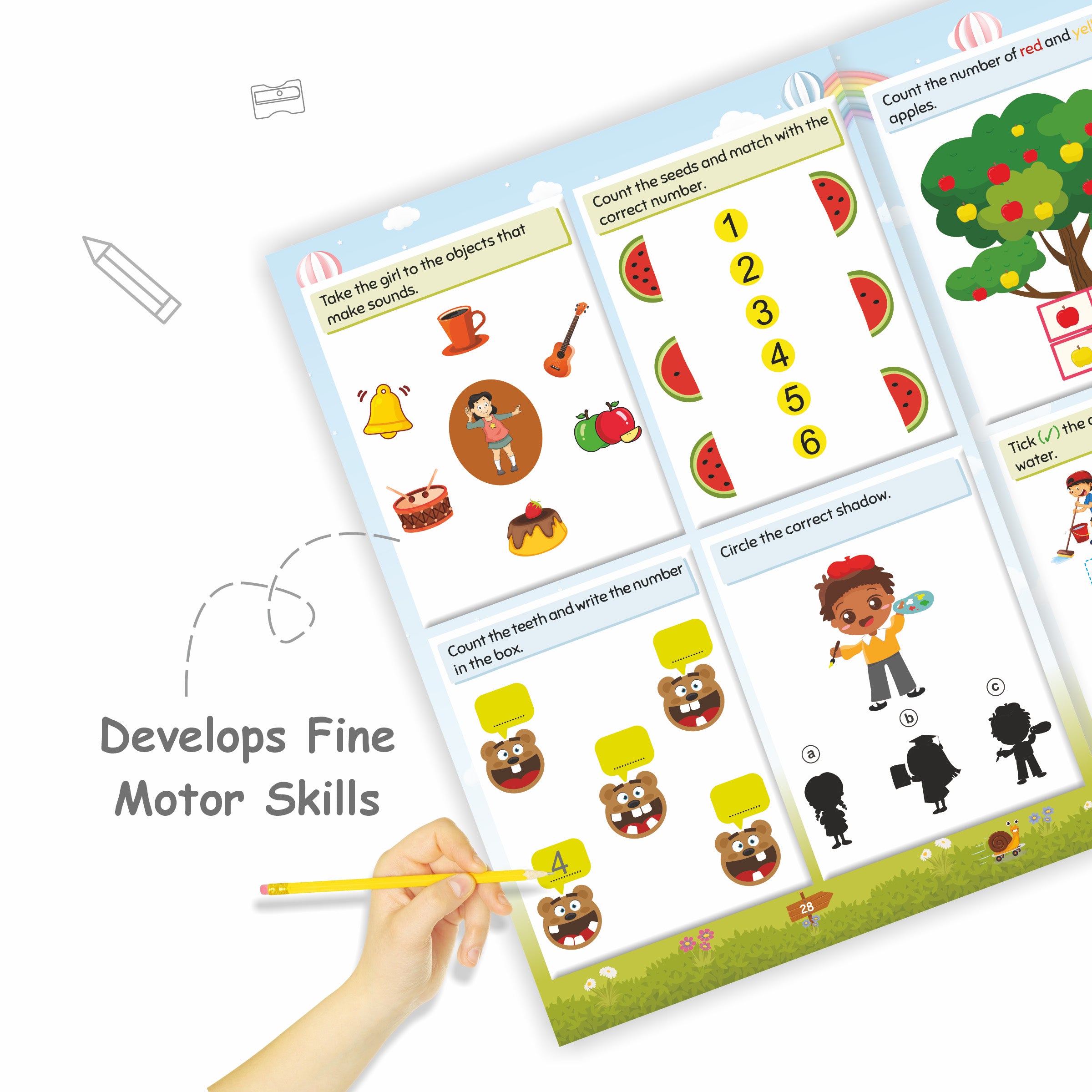 Activities Book For Kids Aged 3+ Years Old | 200+ Adventure Activities | Puzzles, Mind Games, Maze and Challenges Filled Activity Book For Growing Kids & Screen-Free Fun