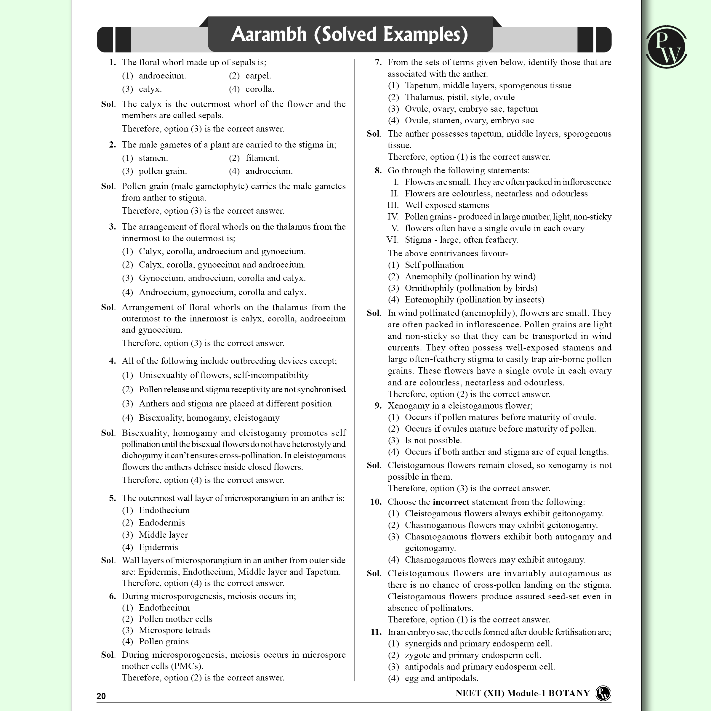 Lakshya For NEET Class 12 Botany & Zoology Modules with Solutions Combo Set of 5 Books (2025 Edition)