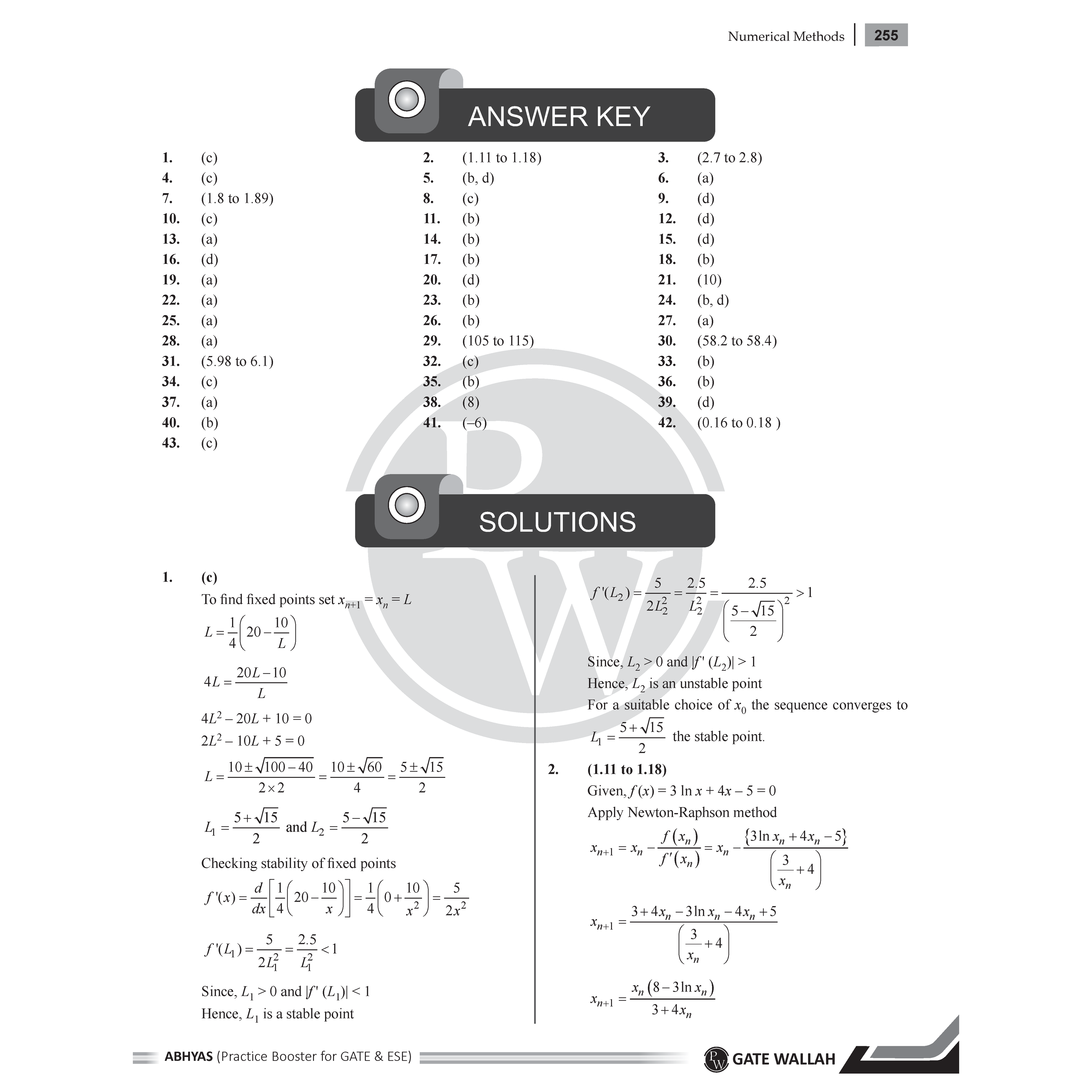 GATE & ESE Abhyas Practice Booster For Engineering Mathematics & General Aptitude | 1200+ Practice Questions