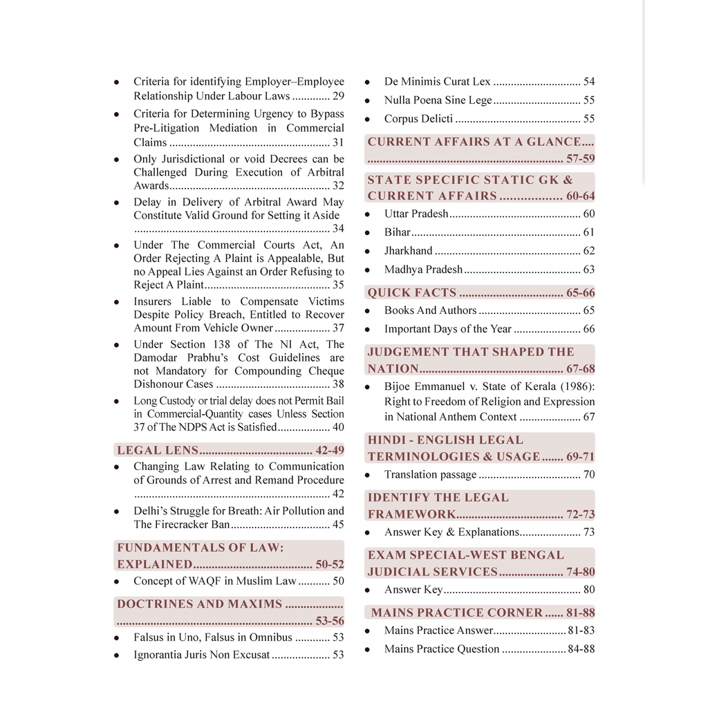 Judiciary Legal Magazine November 2025