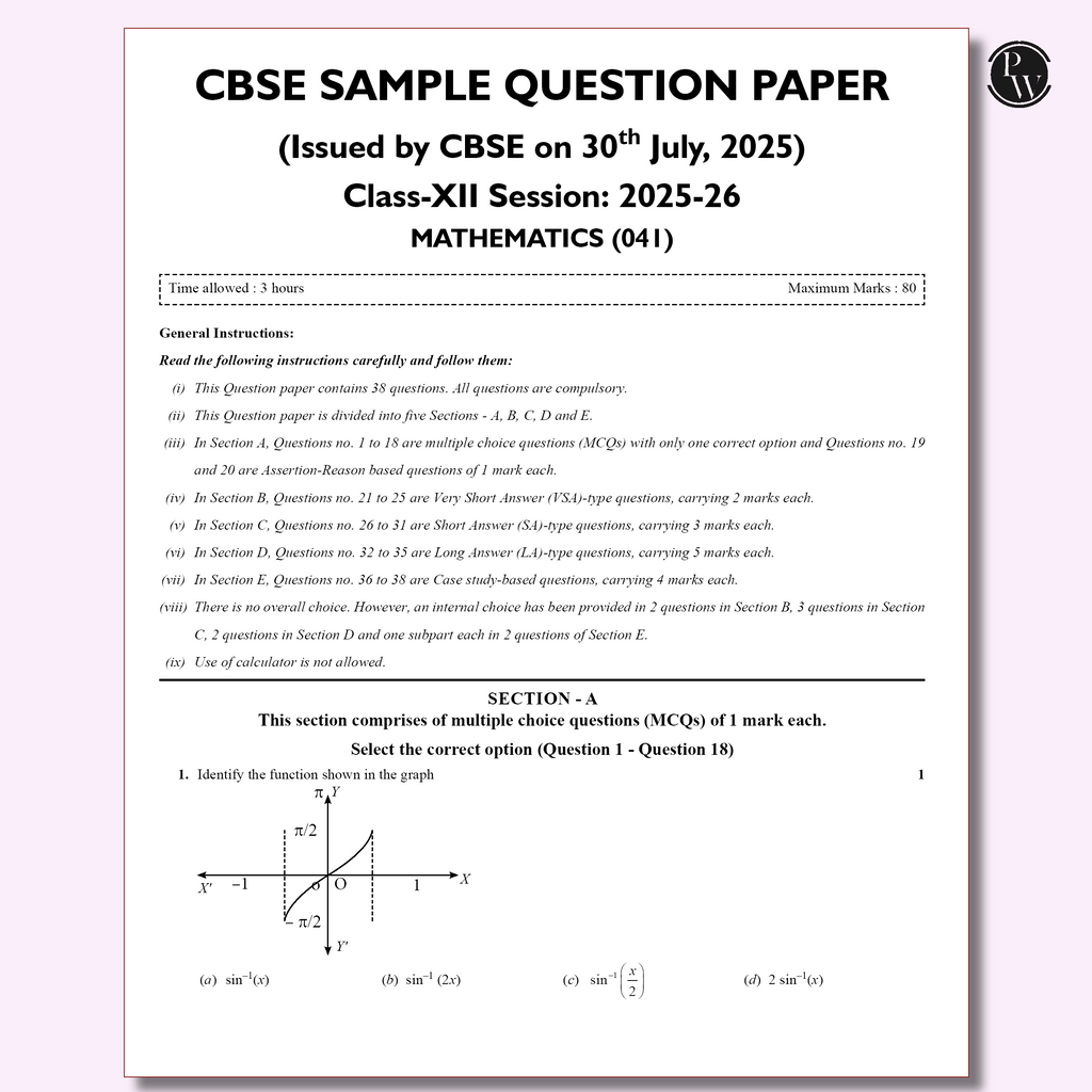 CBSE 12 Sample Question Papers Class 12 Physics, Chemistry, Mathematics & English Core Combo Set of 4 Books For 2026 Board Exam (As Per Latest SQP Dated 30 July 2025)