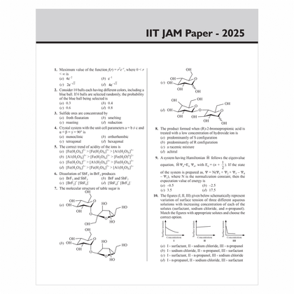 IIT-JAM 2025 Books