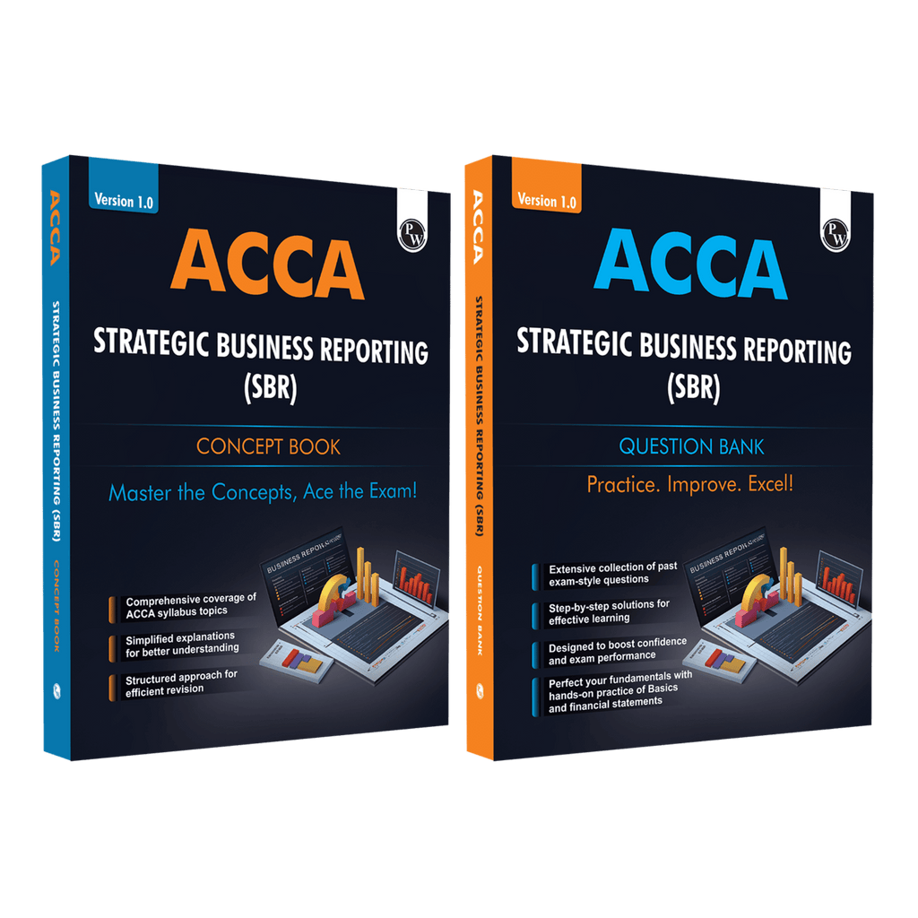 ACCA Strategic Business Reporting (SBR) Concept Book + Question Bank Combo Set of 2 Modules