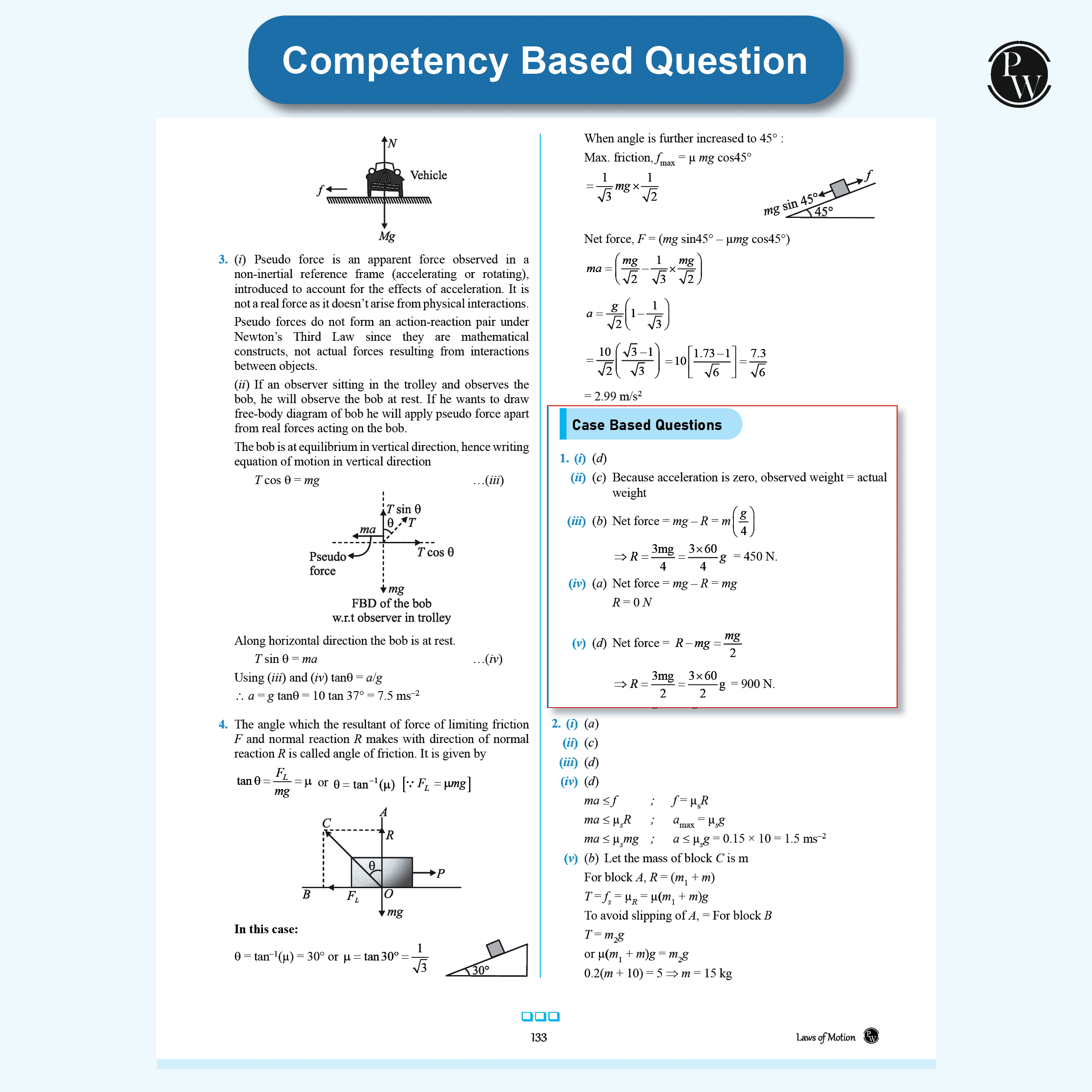 CBSE Question & Concept Bank (QCB) Class 11 Physics Chapter-wise and Topic-wise Solved Questions For 2026 Exams with Competency Based Question