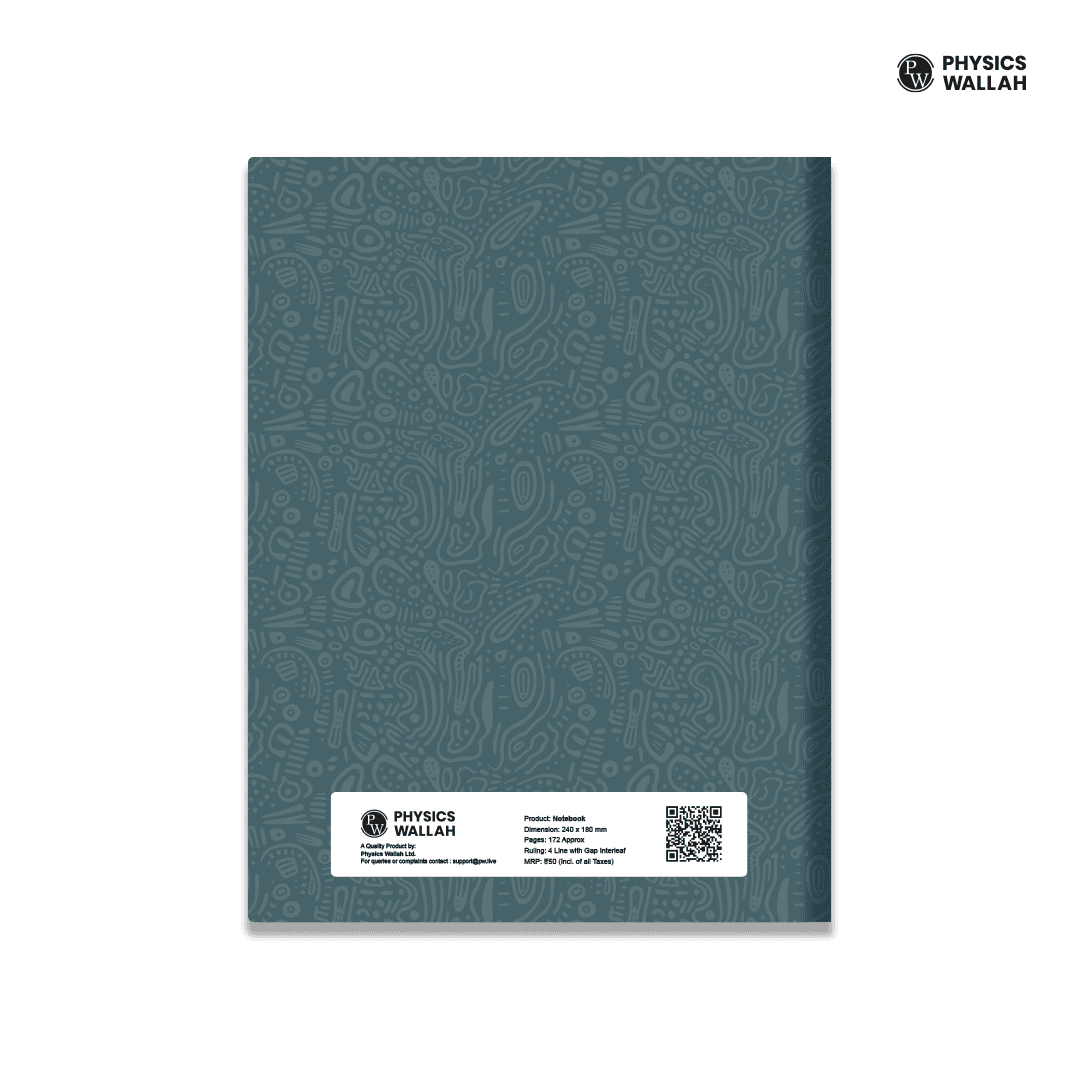 Doodle Notebook | 172 Pages | 18 x 24 cm | Math 10 mm Box | 4 line with Gap English Interleaf Notebook