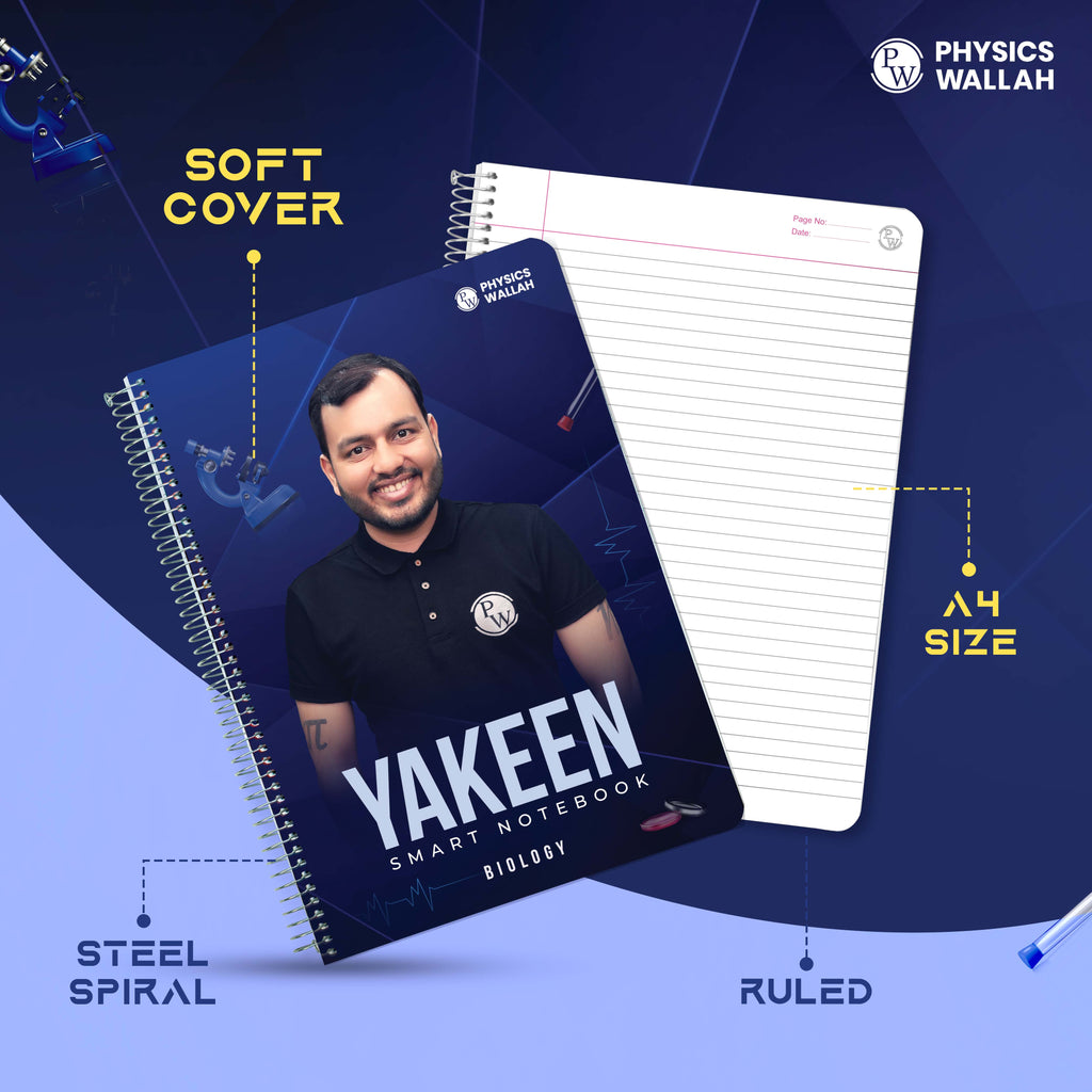 YAKEEN SMART NOTEBOOK (Biology) 300 page Spiral A4
