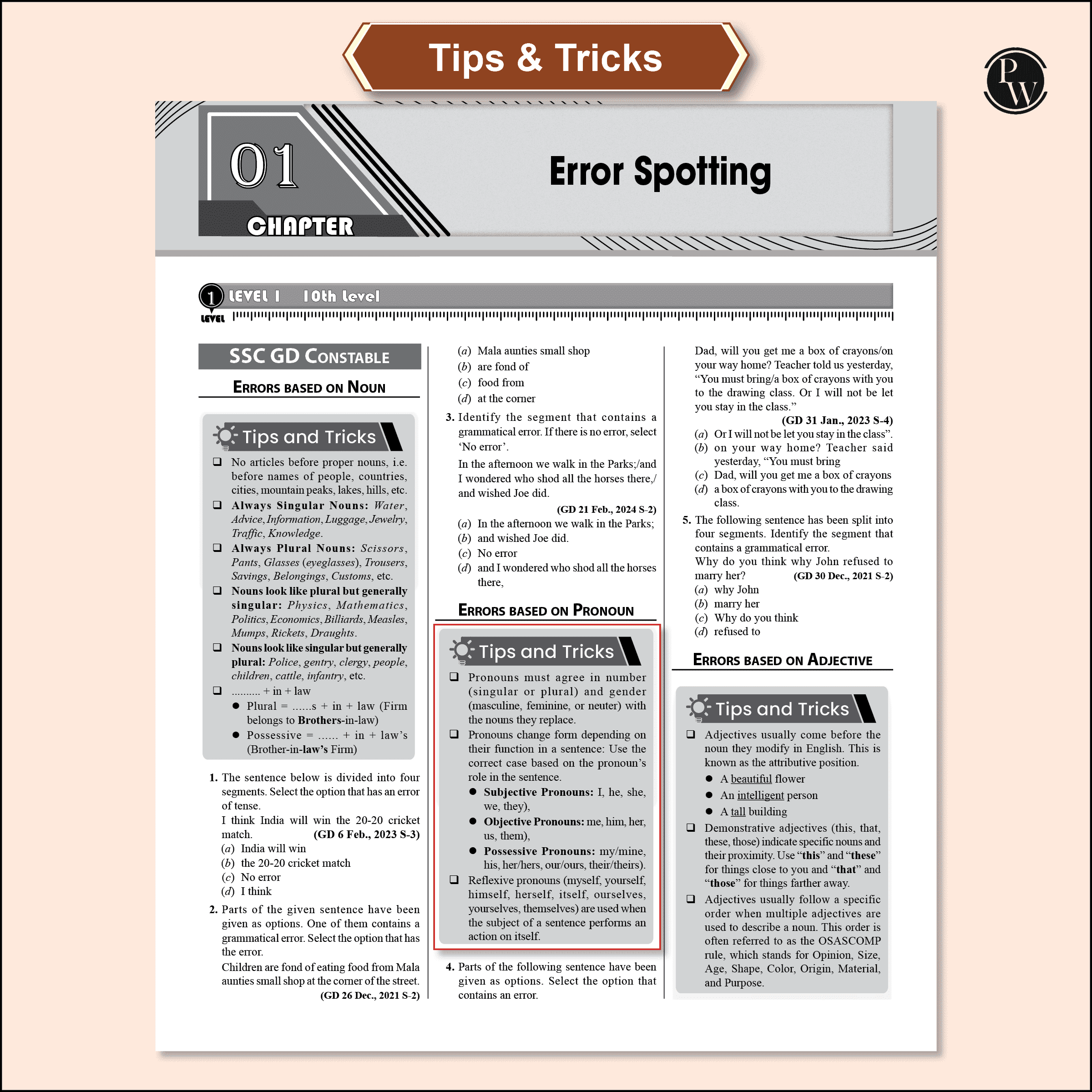 SSC English Game Changer 7300+ TCS MCQ For 2025 SSC Exams | Chapter, Topic & Exam-wise Previous Year Solved Questions (PYQs) | For CGL, CHSL, MTS, CPO, GD, Delhi Police, Steno