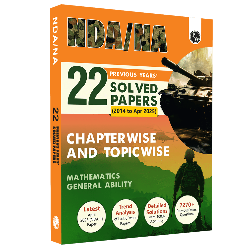 NDA NA 22 Previous Years Solved Papers (From 2014 to April 2025) Chapterwise and Topicwise PYQs