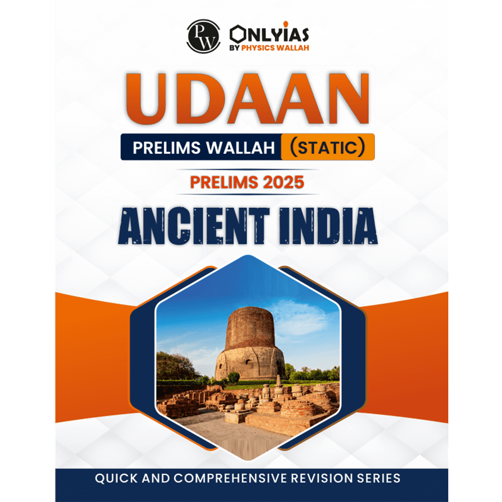 UDAAN (Prelims Wallah Static) Ancient India For 2025 Exams