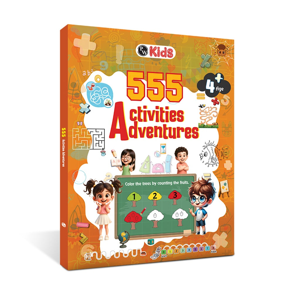 555 Activities Book For Kids 4+ Years Old | Free 500+ Printable Worksheets with Parenting Tips | 555 Adventure Activities | Puzzles, Mind Games, Maze,Challenges Designed Activity Book For Growing Kids