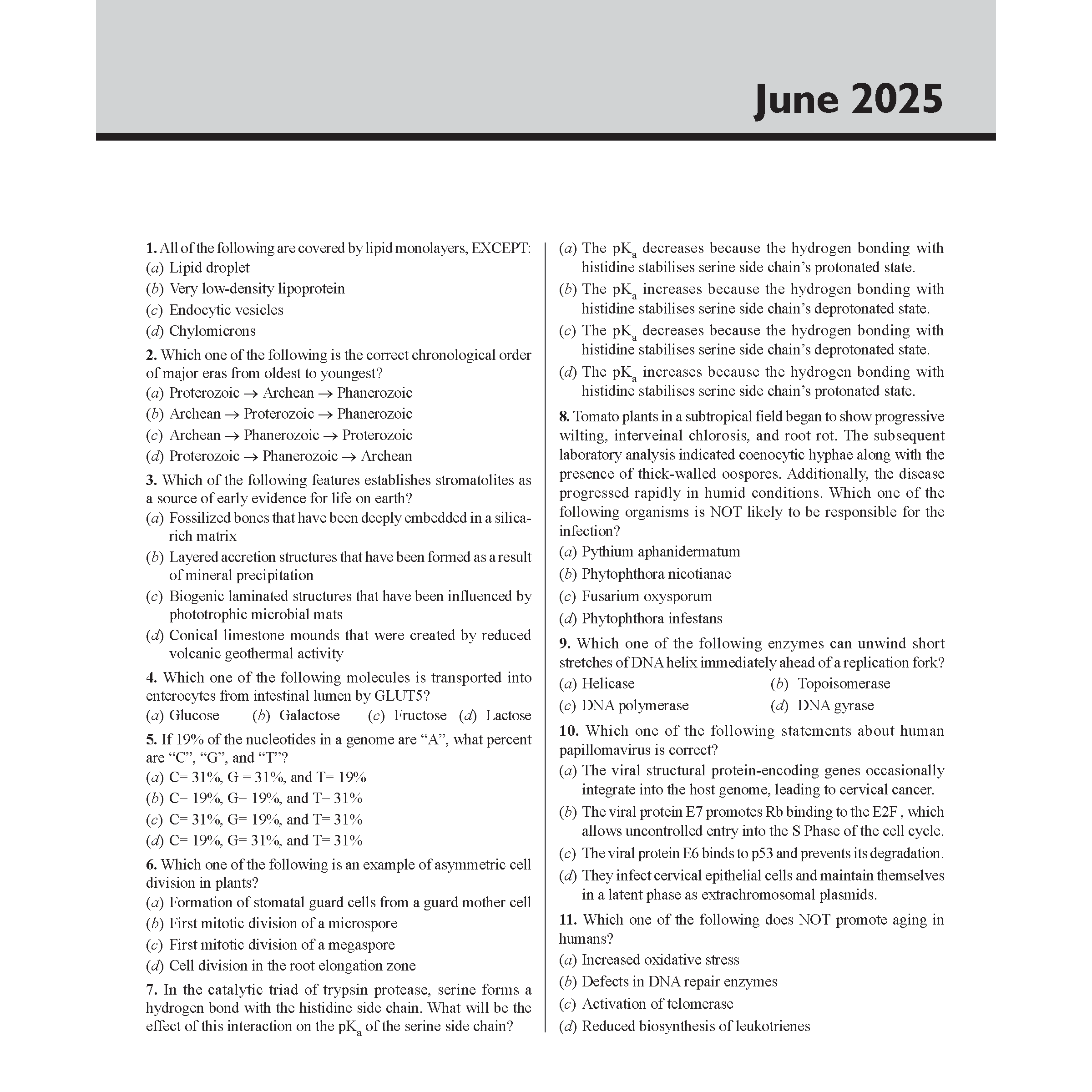 CSIR - NET Recap Life Sciences Chapterwise & Yearwise Previous Years Solved Papers (2025-2015) PYQ Latest June 2025 Exam Questions Covered l  DBT - JRF, ICMR - JRF, IIT JAM Exams