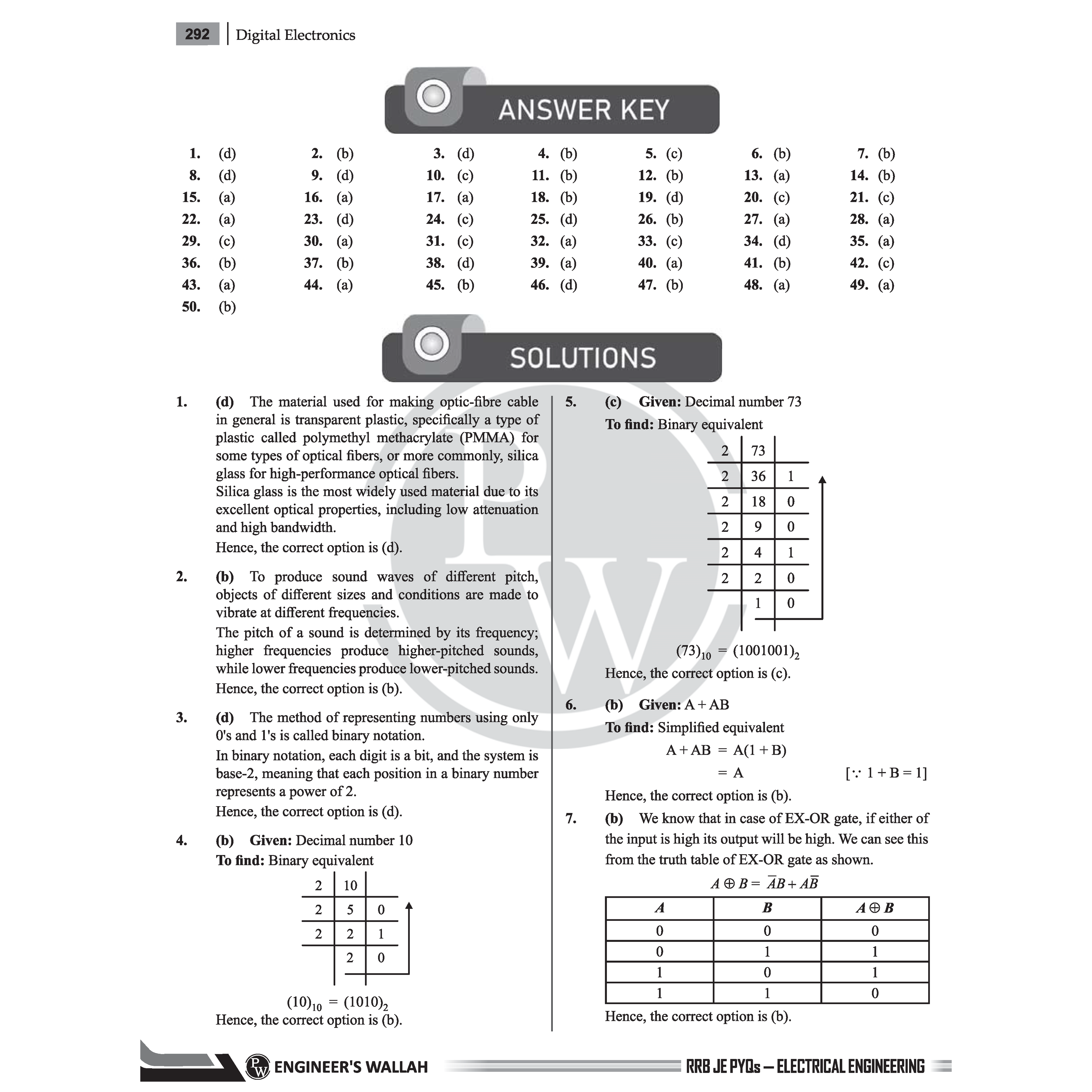 RRB JE Electrical and Allied Engineering | Subjectwise Previous Year Questions with Detailed Solutions | CBT-ll As Per Latest Exam Pattern | 2300+ Bilingual Questions