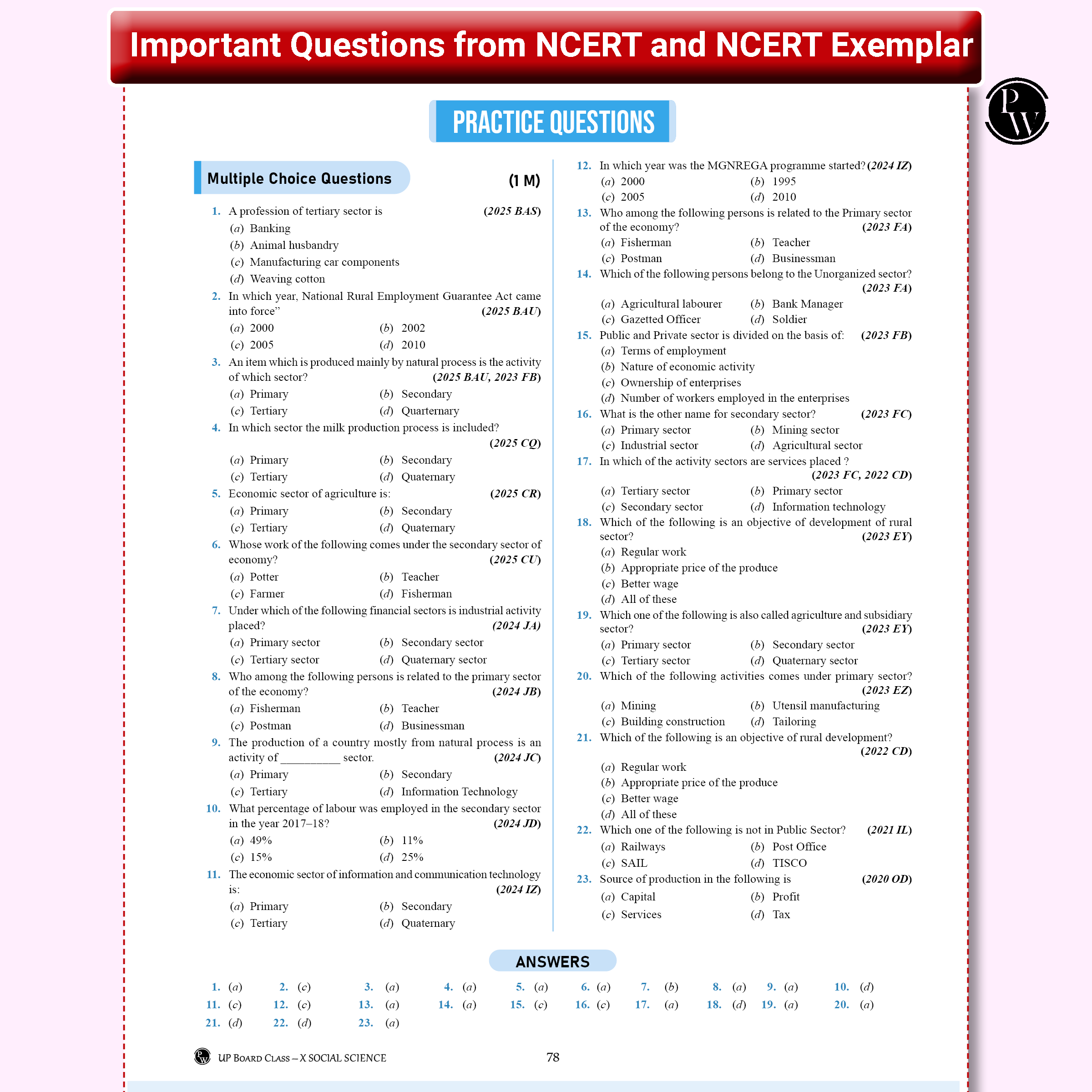 UP Board Phod Class 10 Social Science Question Bank Chapterwise with 14 Mind Maps and PYQs For 2026 Board Exam | 100 Most Probable Questions and Model Papers with OMR Sheet