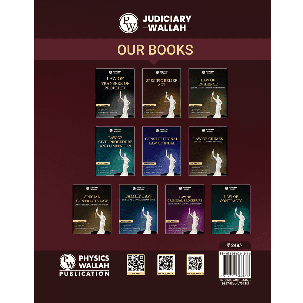 Judiciary Law of Contracts | Complete Guide For Judicial Service Exam Prep | Case Laws, Legal Maxim, In-Depth Coverage of Key Concepts & Detailed Analysis For Aspiring Judges