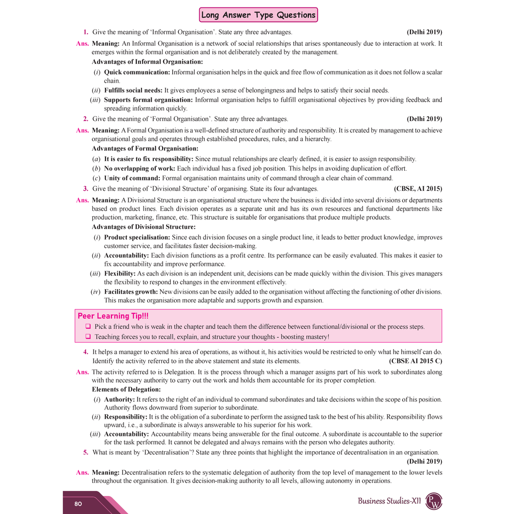 CBSE Question & Concept Bank (QCB) Class 12 Business Studies Chapter-wise and Topic-wise Solved Questions For 2026 Exams with Competency Based Question