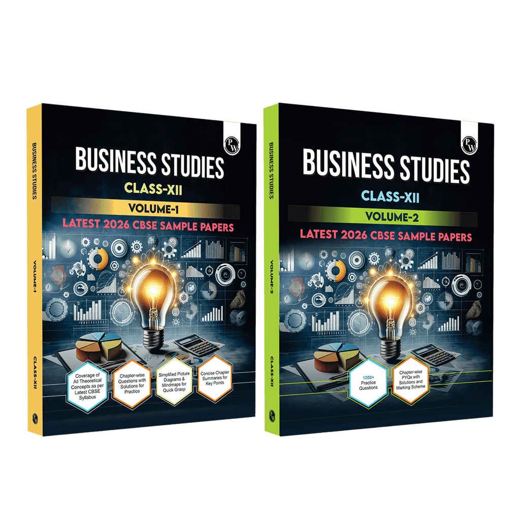 CBSE Class 12 Business Studies Volume 1 & 2 Combo Set of 2 Books | All CBSE Theoretical Concepts, Mind Maps and CBSE 2026 Sample Papers