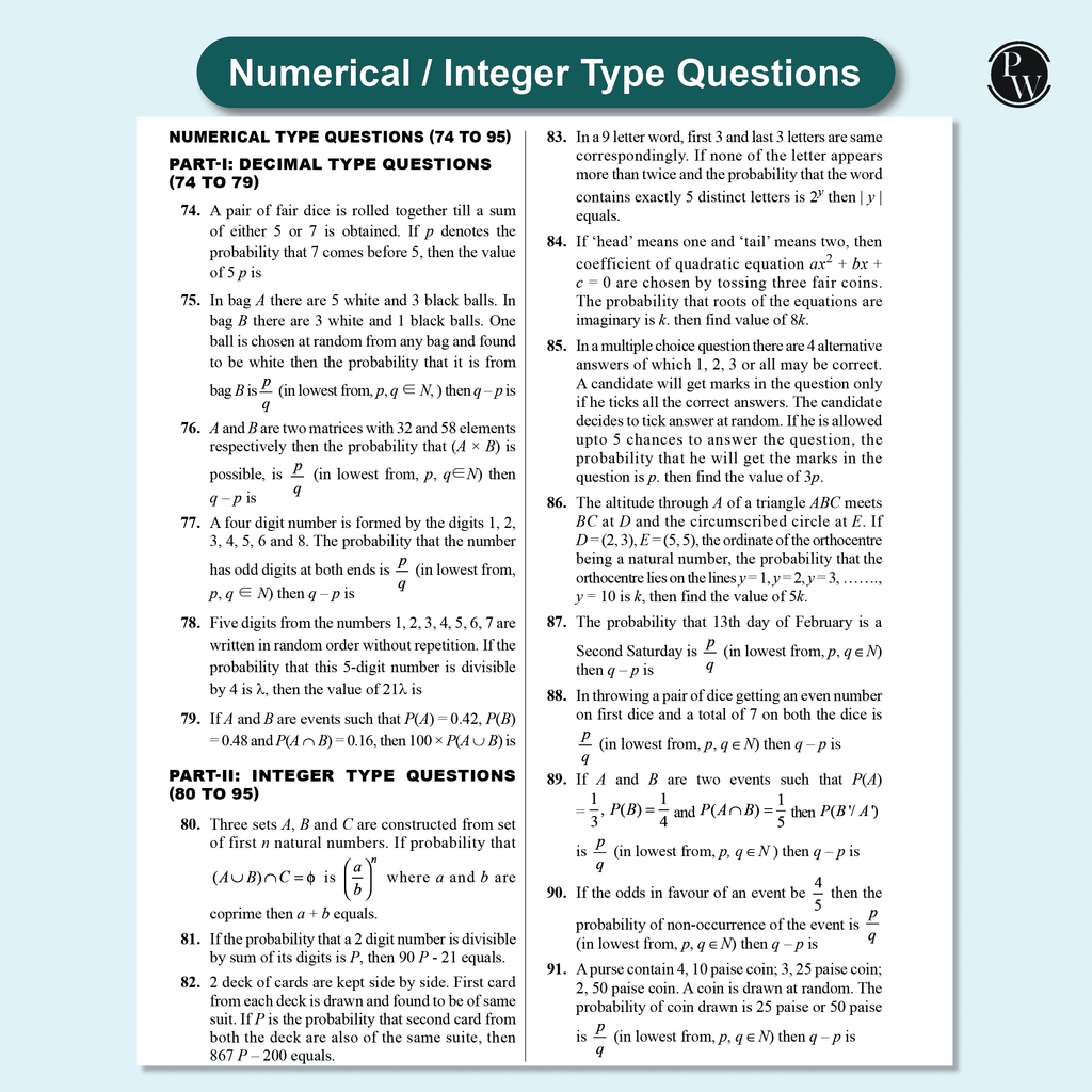 Absolute JEE Advanced Physics, Chemistry, Mathematics Combo Set of 3 Books 2500+ Questions with Formula Sheet Latest Solved Paper and 3 Mock Tests