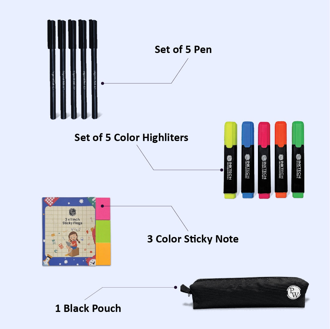 Student Stationery Combo – Perfect for School & Exams.
