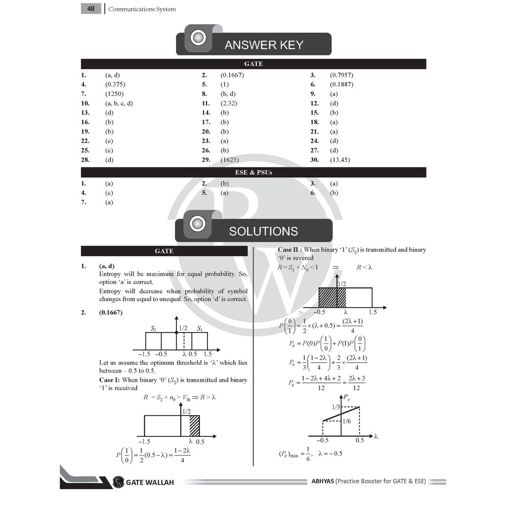 GATE Abhyas Practice Booster For ECE/EE Vol 1, Electronics & Communication Engineering Vol 2 and Engineering Mathematics & General Aptitude Combo Set of 3 Books