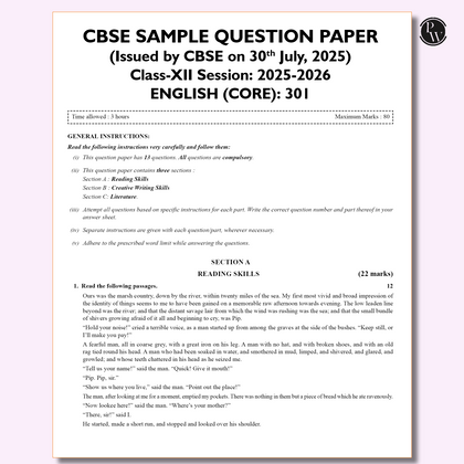 CBSE class 12th Sample papers