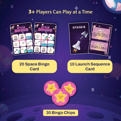 Tumbling tower & space bingo