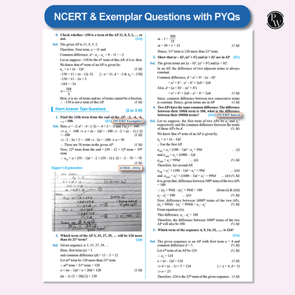 CBSE CLASS 10th QCB