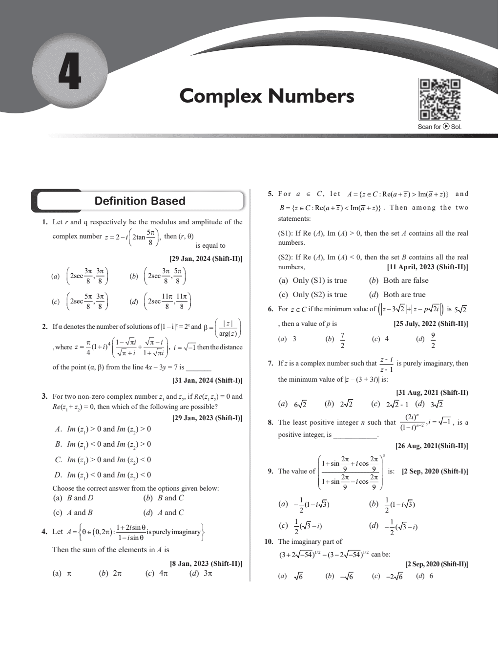 JEE 6 Years Book