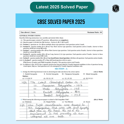 CBSE CLASS 10th QCB