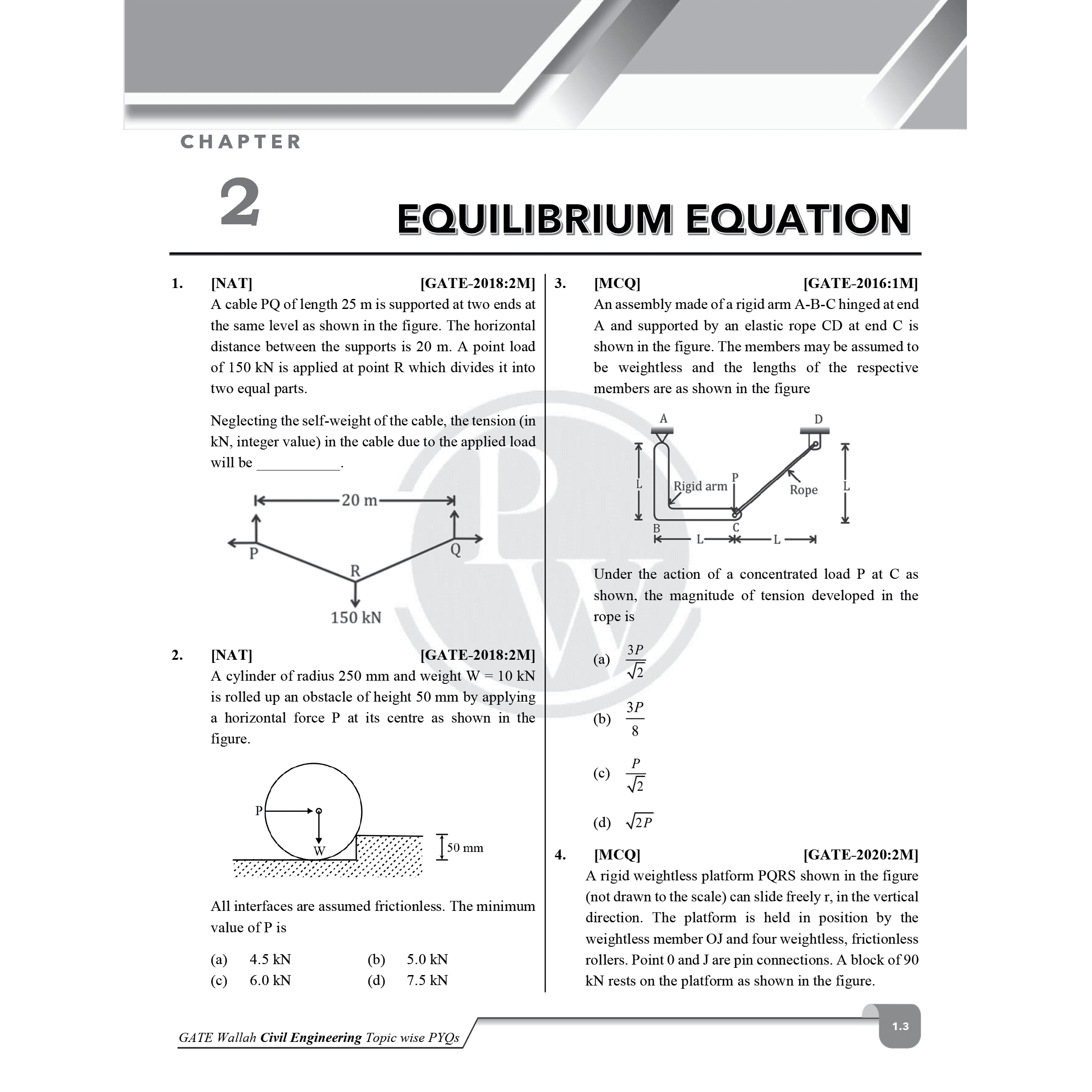 GATEWALLAH Civil Engineering and Engineering Mathematics & General Aptitude Combo Set of 2 Books Topicwise Previous Years Solved Questions For 2026 Exams