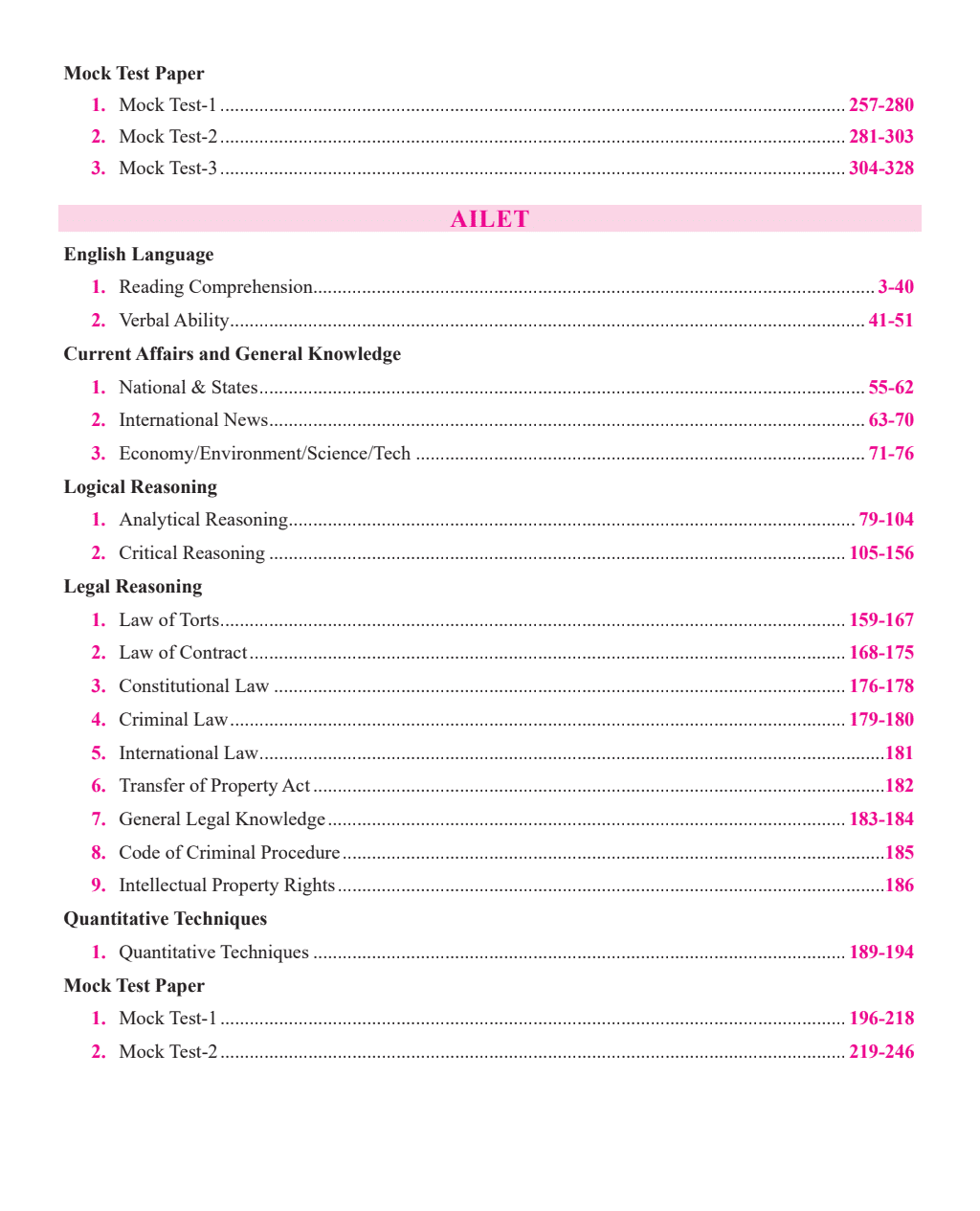 CLAT & AILET 10 Previous Years Solved Papers (2020-2024) Sectionwise and Chapterwise with 5 Mock Tests For 2025 Exam