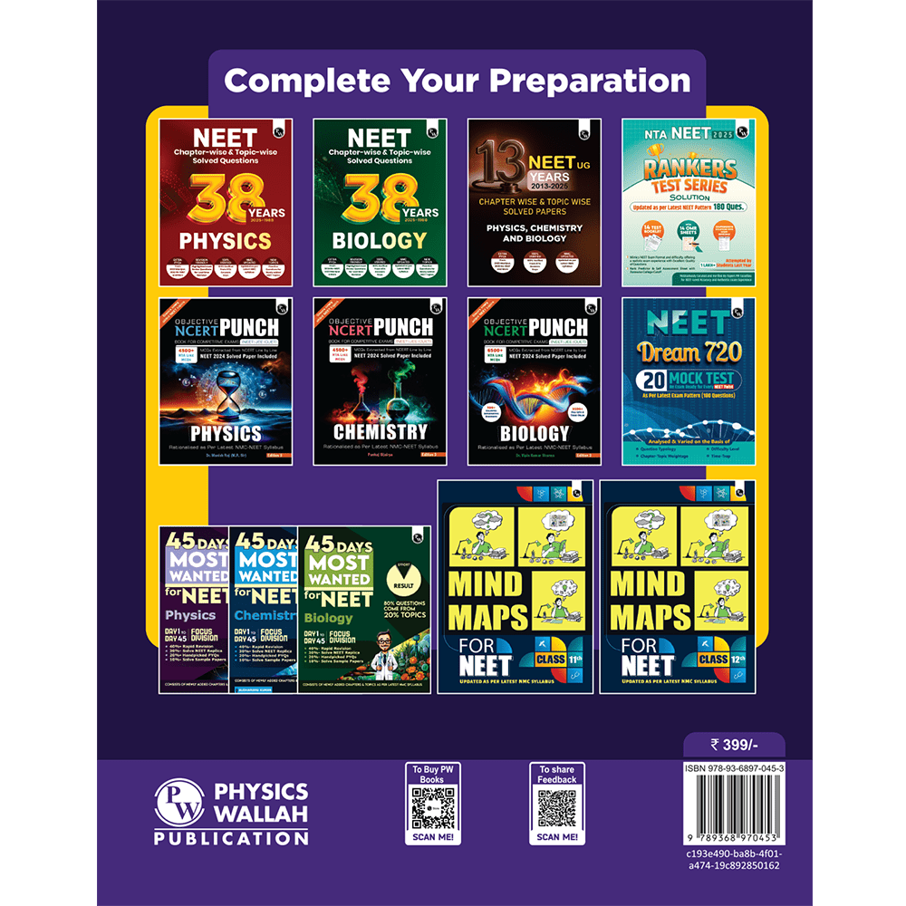 38 Years NEET Previous Year Solved Question Papers Chemistry PYQ (2025 - 1988) Chapterwise Topicwise Solutions For NEET Exam 2026 with Newly Added Topics