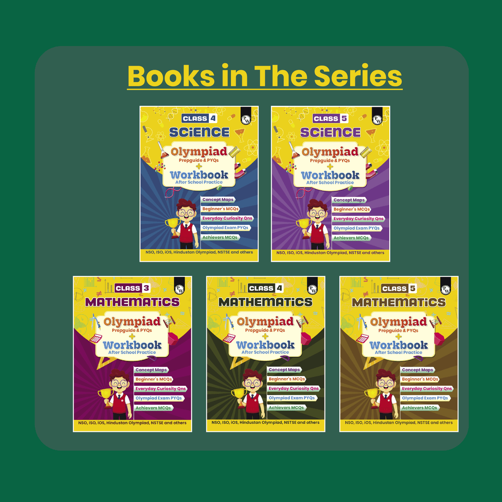 Olympiad Plus Workbook For Class 3 Science Prepguide, Concept Map, PYQs and Worksheets For After School Practice | NSO, ISO, iOS, Hindustan Olympiad, NSTSE and Others