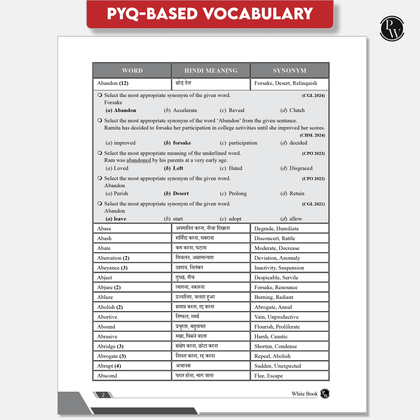 SSC Vocab