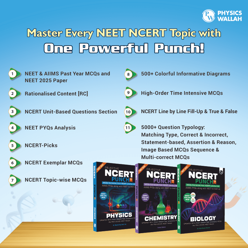 Objective NCERT Punch 4.0 Physics, Chemistry and Biology Combo Set of 3 Books For NEET 2026 l Updated with High Order Time Intensive MCQs and AIIMS PYQs As Per 2025 NEET Paper