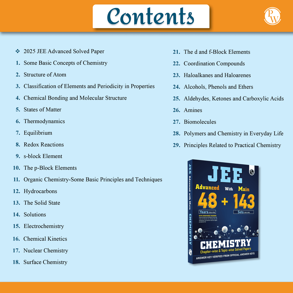 JEE Advanced 48 Years (2025-1978) with JEE Main 143 Sets PYQs (2025-2019) Chemistry | Chapterwise and Topicwise Solved Papers For JEE Main & Advanced 2026 Exams