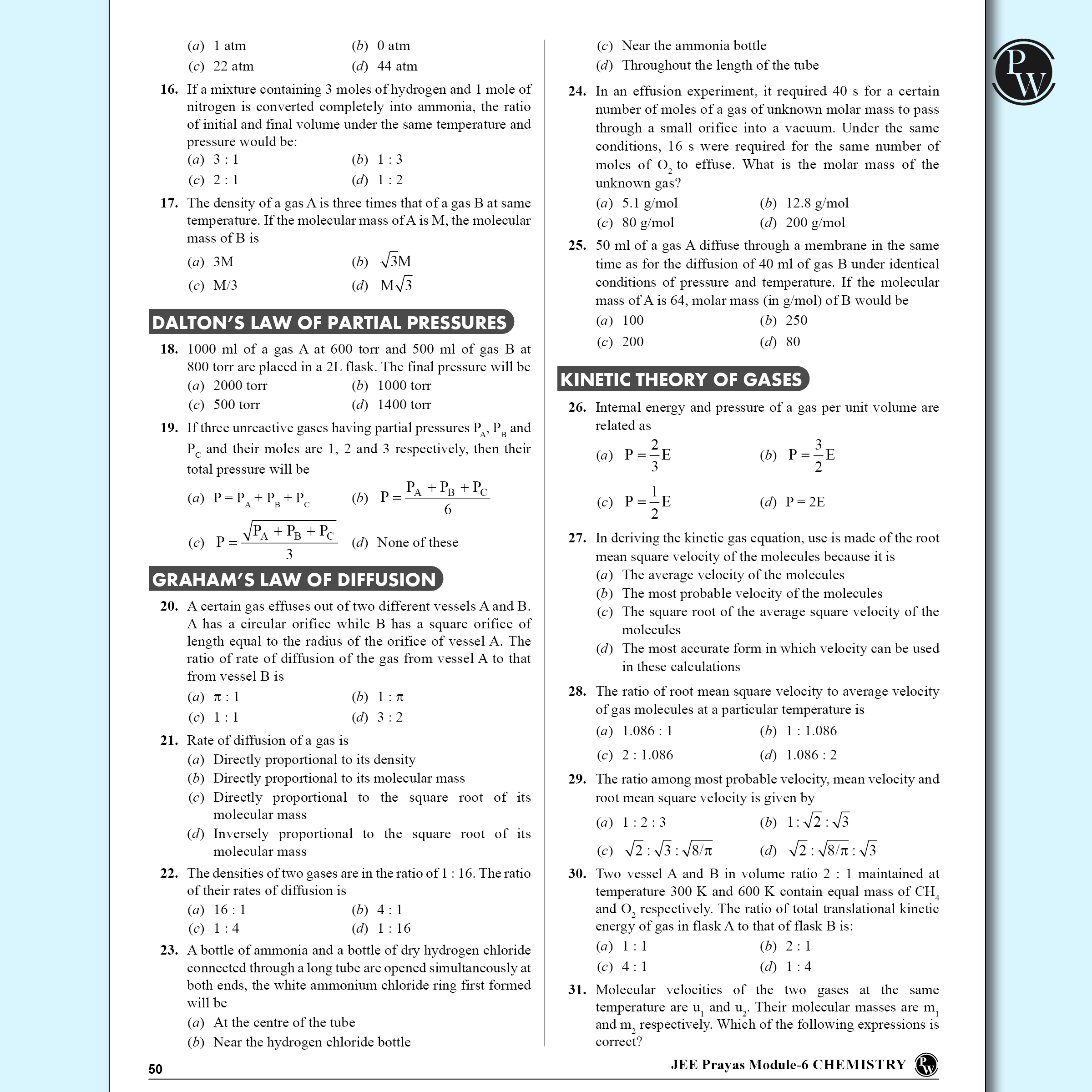 Prayas For JEE Main & Advanced Droppers Chemistry Modules with Solutions Combo Set of 8 Books (2025 Edition)