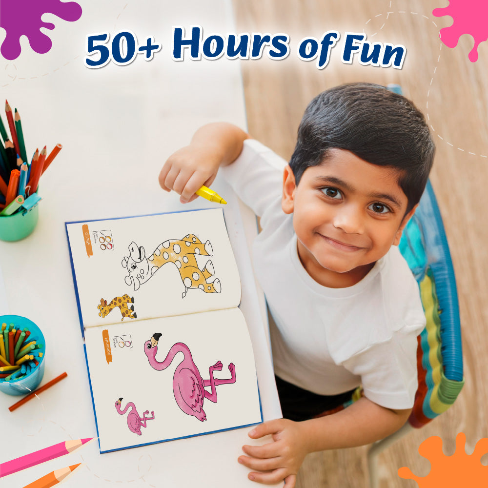 Kids Color Time Coloring Books Set of 12 Books l Fun Activity for Children Ages 1, 2, 3, 4, 5 Years